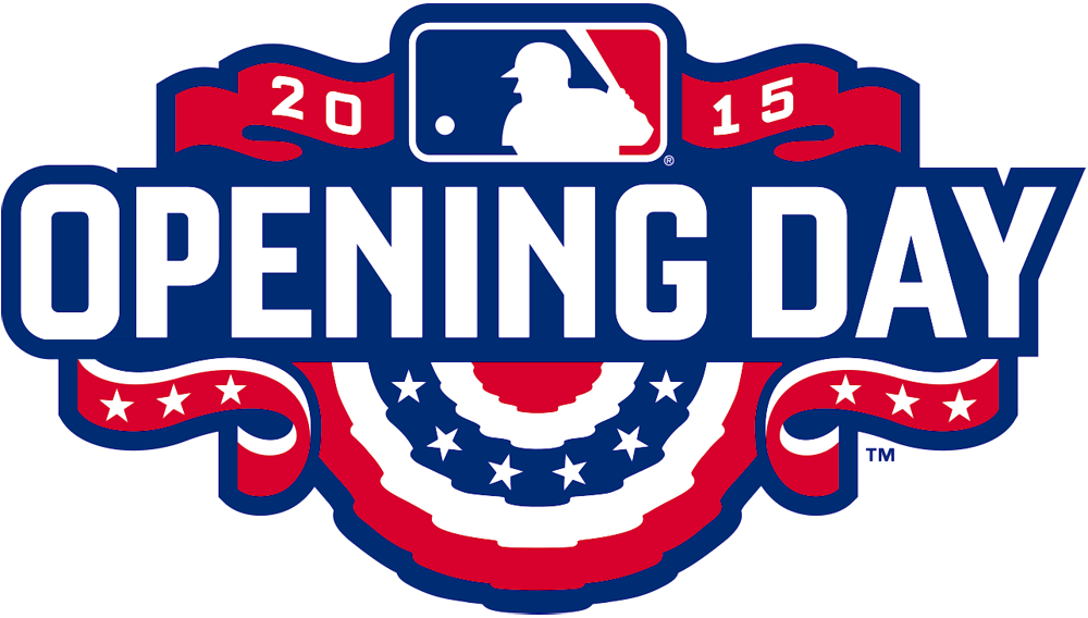 MLB Opening Day 2015 Primary Logo iron on transfers for T-shirts